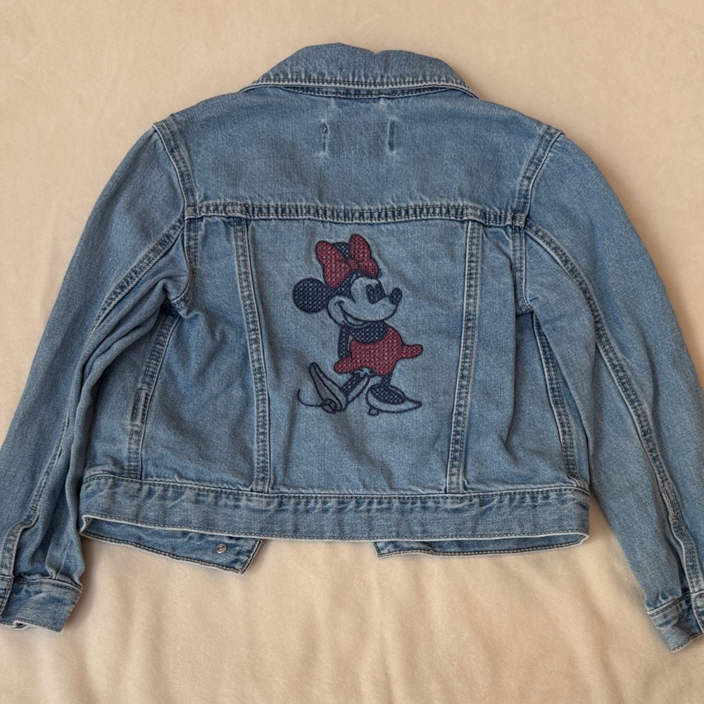 GAP Kids Disney Minnie Mouse Denim Jacket